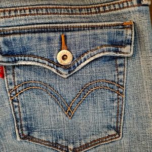 Levi's 545 Low Rise Boot cut blue jeans Size 10M